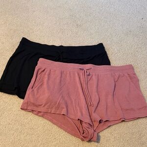 Stars above Sleepwear Shorts - Black and Pink